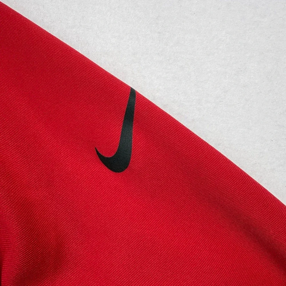 Nike Pullover Men 3XL Red Quarter Zip Dri-Fit Activewear Gorpcore Sporty Style